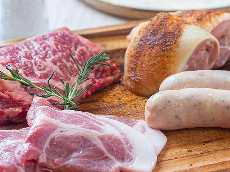 GRAX HANAREの夕食の肉