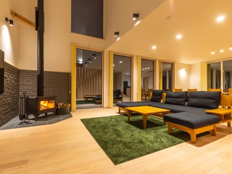 暖炉がついたTOWAピュアコテージの貸別荘