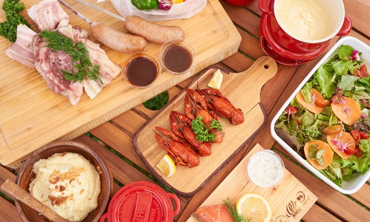 ノーラ名栗のグランピングBBQディナー