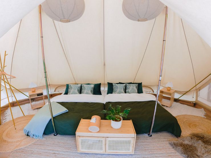 ザランタンひたち大宮の皇帝テント