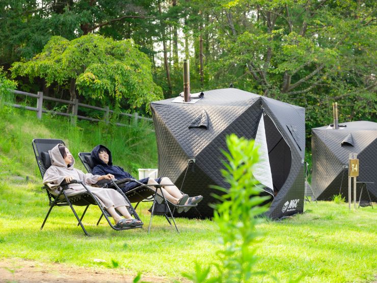 ザランタンひたち大宮のテントサウナ