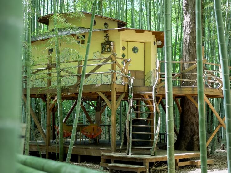 THE BAMBOO FORESTのツリーハウス・キリン庵