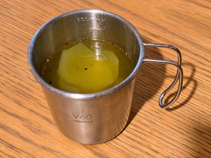 ザランタンひたち大宮の新玉ねぎスープ