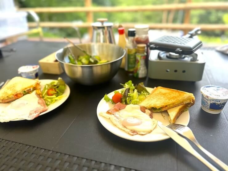 Glamping La Fonte(甲信越・山梨県グランピング)の朝食