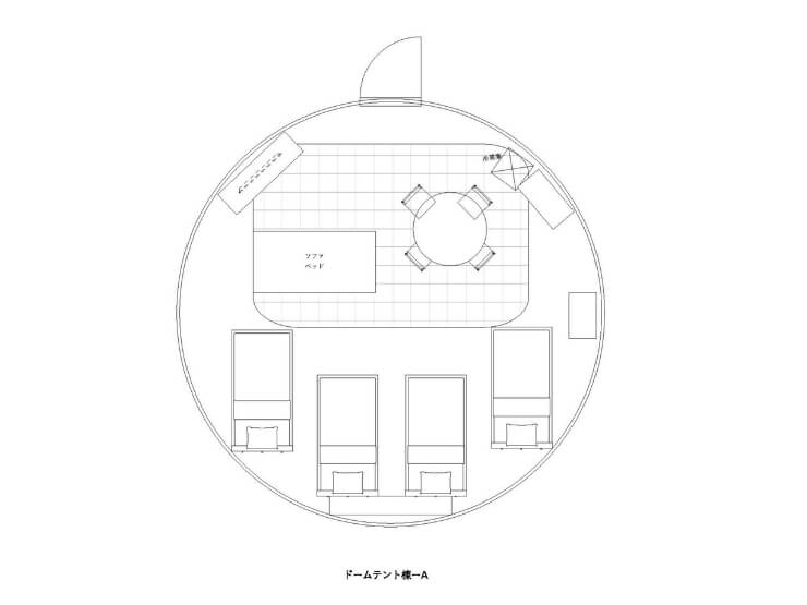 ガーデンスイートドームの間取り