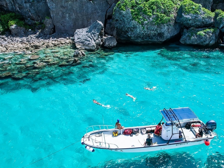 宮古島の海のボート体験