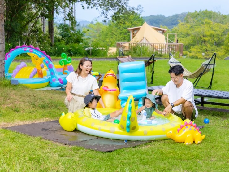 家族みんなで一緒に遊べるザランタンひたち大宮のお子様プール