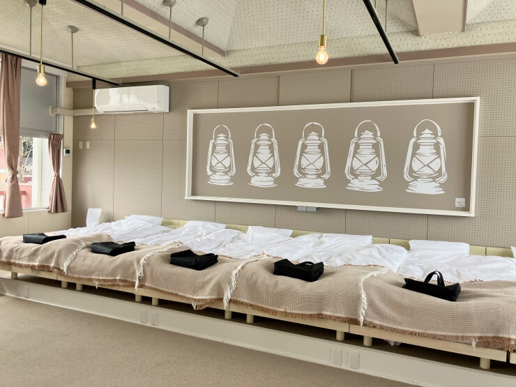 雪原学舎の教室をリノベーションした客室