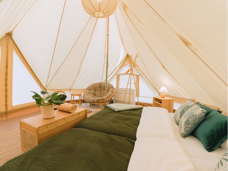 ザランタンひたち大宮の皇帝テント