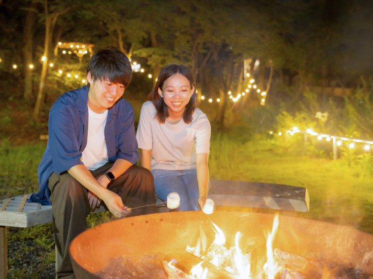 ザランタンひたち大宮の焚き火