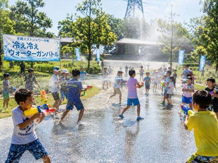 THE BOTANICAL RESORT 林音で遊べるじゃぶじゃぶ池のイメージ図