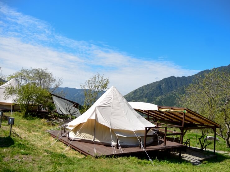 nties Camp Ground Nagisoの朝